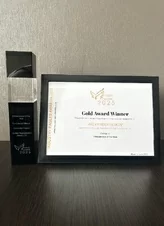 Gold Award Winner Entrepreneur of The Year Gold Award Winner Entrepreneur of The Year